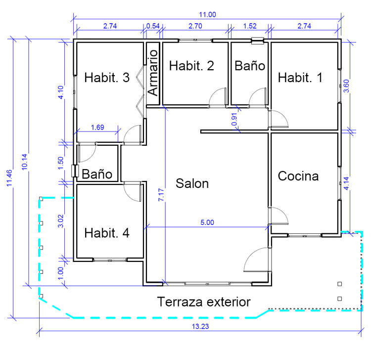 Plano 3 Casa de Madera Madrid