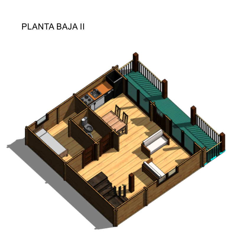 Plano 4 Casa de Madera Marta