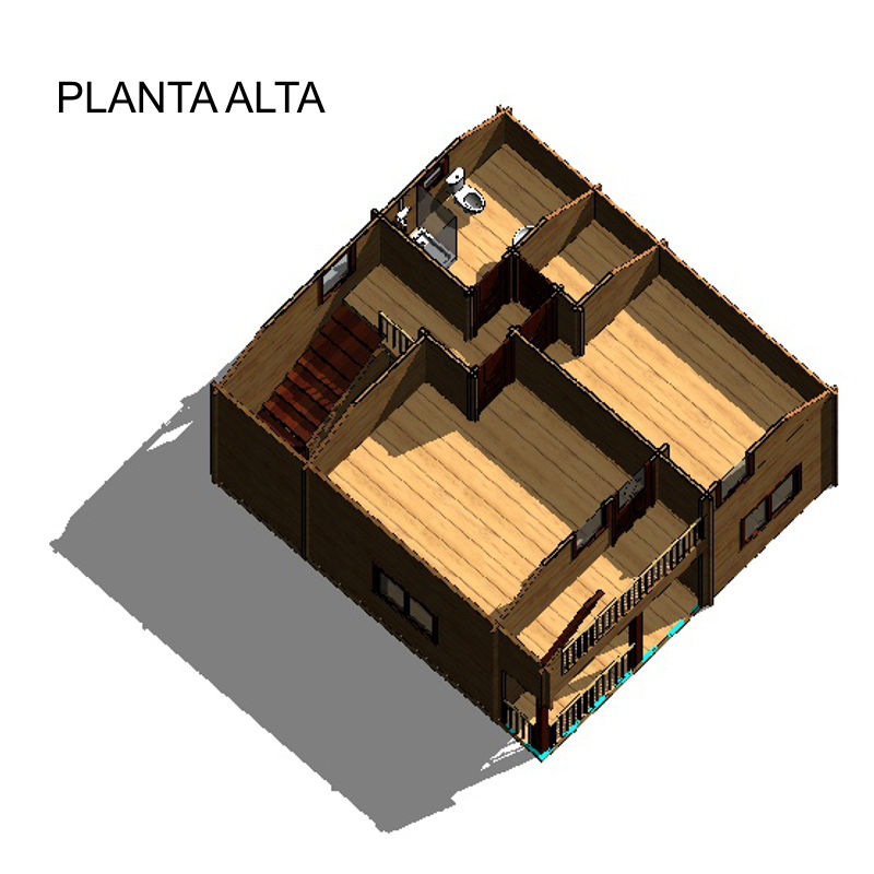 Plano 4 Casa de Madera Marta